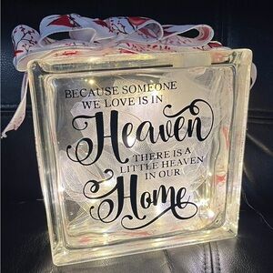 Decorative glass block